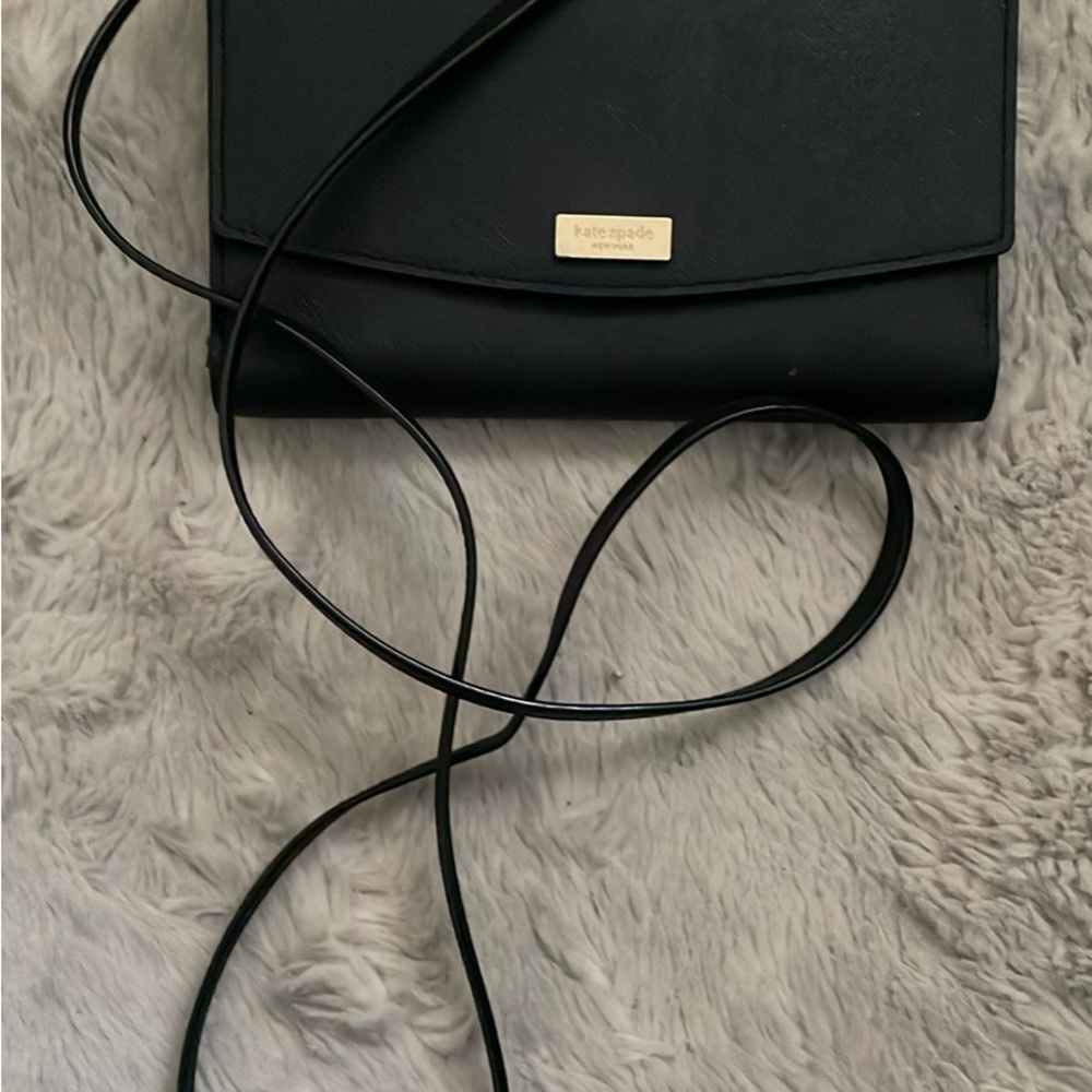 Kate Spade Sleek Black Crossbody Bag